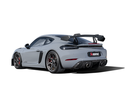 Akrapovic 2022+ Porsche 718 Cayman GT4 RS Slip-On Race Line (Titanium)