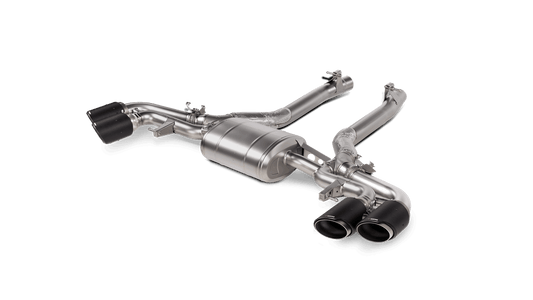 Akrapovic 2020+ BMW X5M (F95)/X6M (F96) Slip-On Line (Titanium) w/Carbon Fiber Titanium Tips