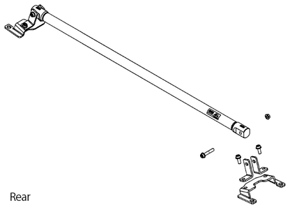 HKS CARBON BRACE ZN8/ZD8 REAR SET