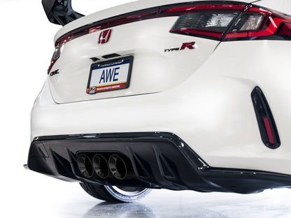 AWE Touring Edition Exhaust for FL5 Civic Type R - Triple Diamond Black Tips