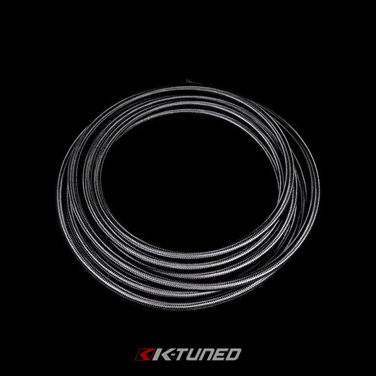Black Braided AN Hose (Standard Rubber - Sold by the foot)