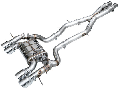 AWE SwitchPath™ Exhaust for BMW G87 M2 - Chrome Silver Tips
