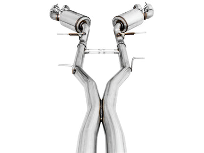 AWE Touring Edition Cat-back Exhaust for Gen6 Camaro SS / ZL1 / LT1 - Resonated - Chrome Silver Tips (Quad Outlet)