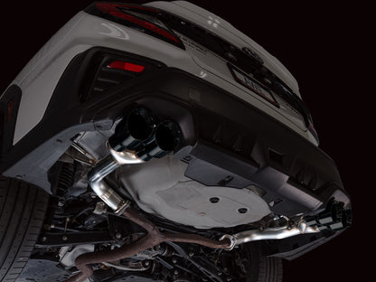 AWE Track Edition Axleback Exhaust for VB Subaru WRX - Diamond Black Tips
