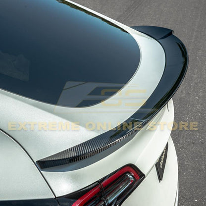2020-24 Tesla Model Y Carbon Fiber Rear Trunk Spoiler
