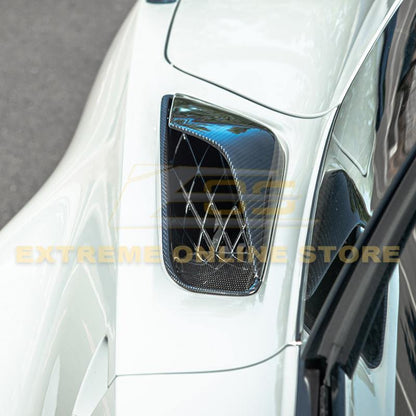 Corvette C7 DRY CARBON FIBER Rear Quarter Intake Vents