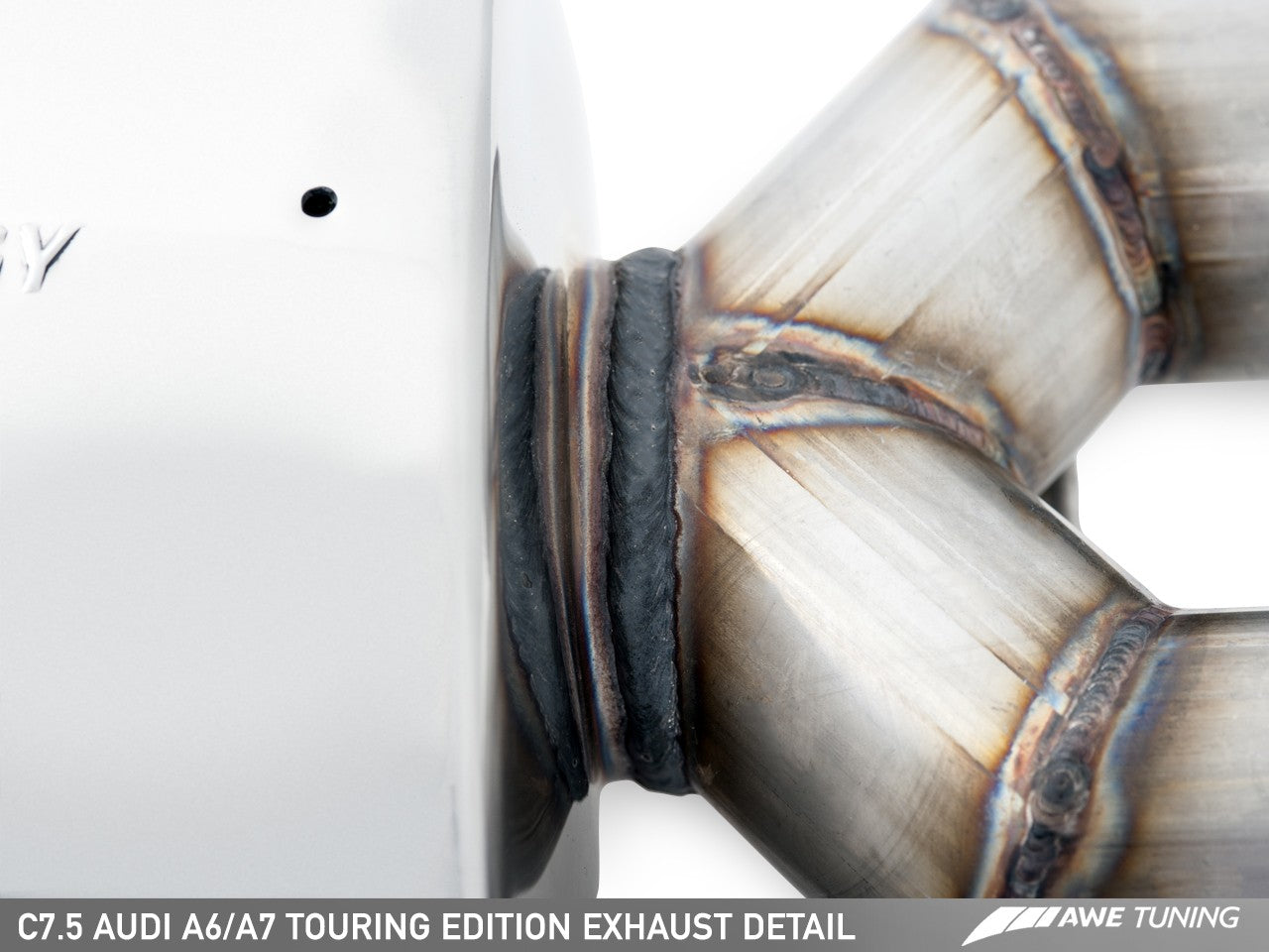 AWE Touring Edition Exhaust for Audi C7.5 A7 3.0T - Quad Outlet, Diamond Black Tips