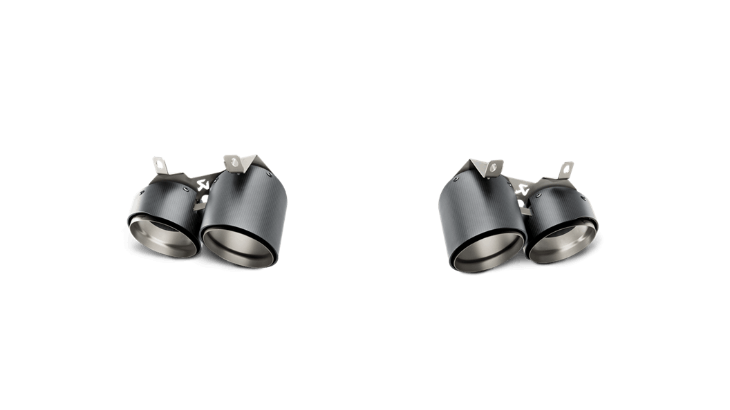 Akrapovic Huracan LP 610-4 Coupe / Spyder Slip-On Exhaust System w/ Carbon Tail Pipe Set (Titanium)
