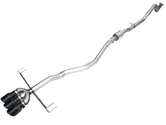 AWE Track Edition Exhaust for DE5 Integra Type-S - Triple Diamond Black Tips