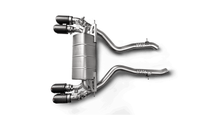 Akrapovic 2018+ BMW M2 Competition/M2 CS (F87N) Slip-On Line (Titanium) w/Carbon Fiber Tips
