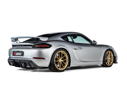 Akrapovic 2020+ Porsche Cayman GT4 (718) Slip-On Race Line (Titanium) (Req Tips / Option 2)