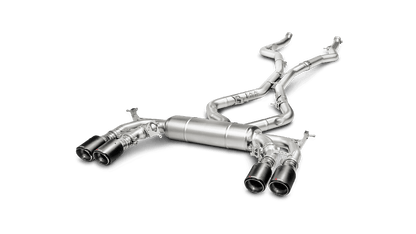 Akrapovic 15+ BMW X5M (F85) Evolution Line Cat Back (Titanium) w/ Carbon Tips
