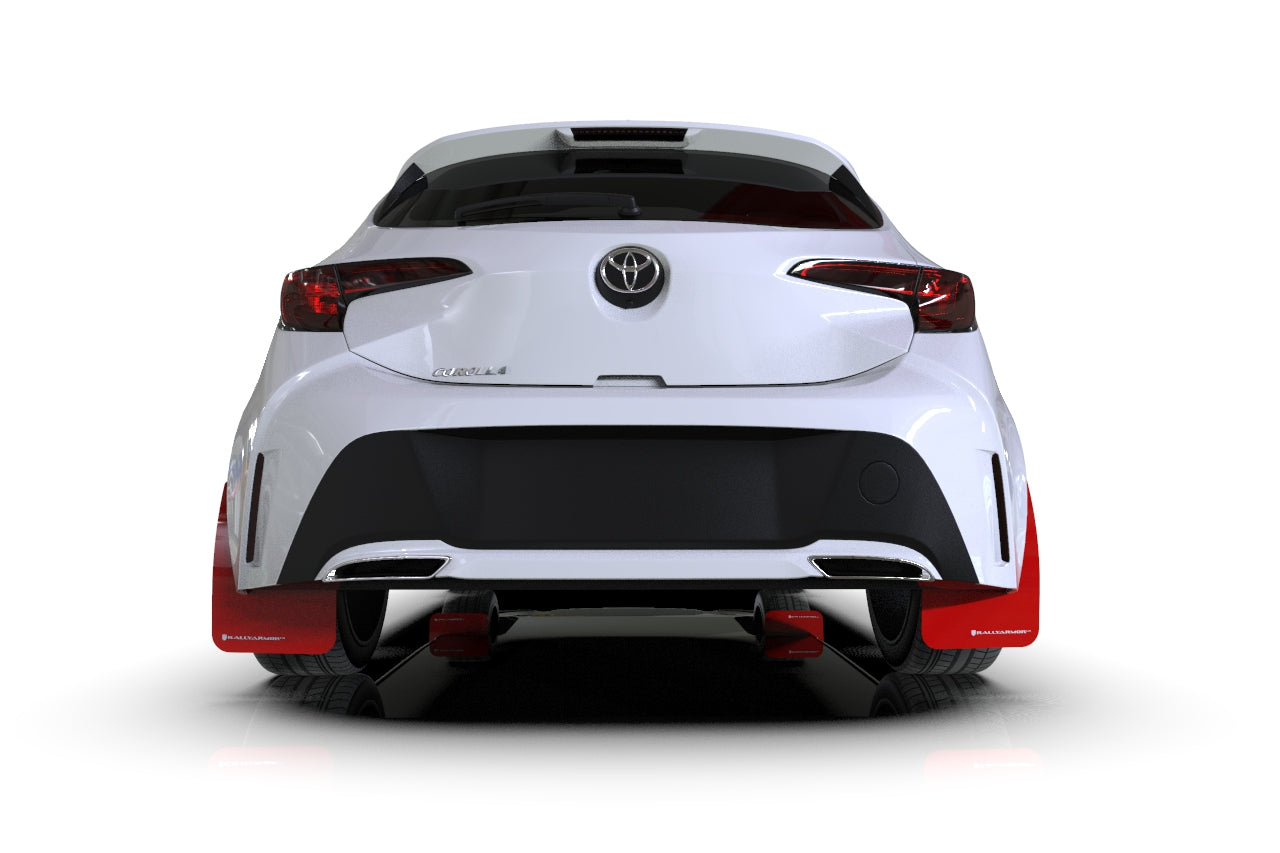 RALLY ARMOR UR MUD FLAPS: 2019+ TOYOTA COROLLA HATCHBACK