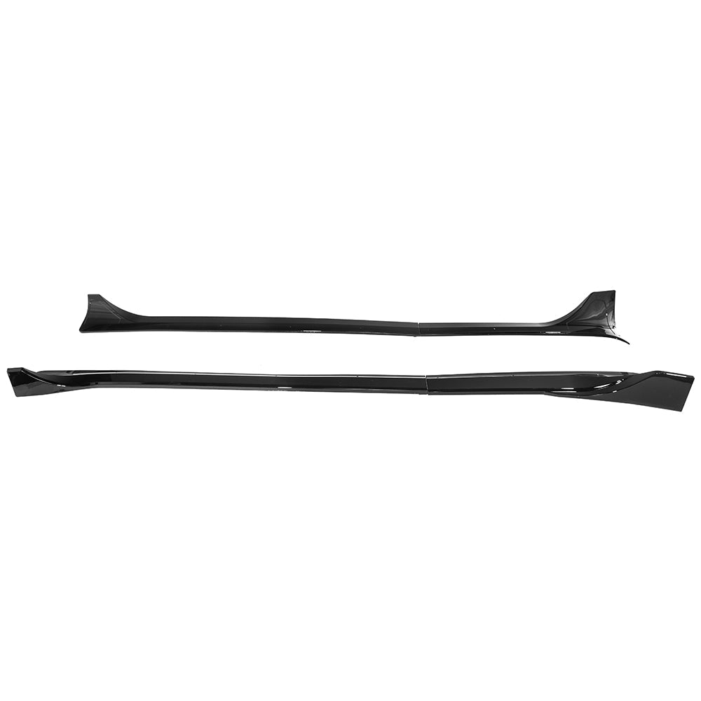 2025-Up Tesla Model YTrack Style Side Skirts Rocker Panel Pair - SS-1291-ABS