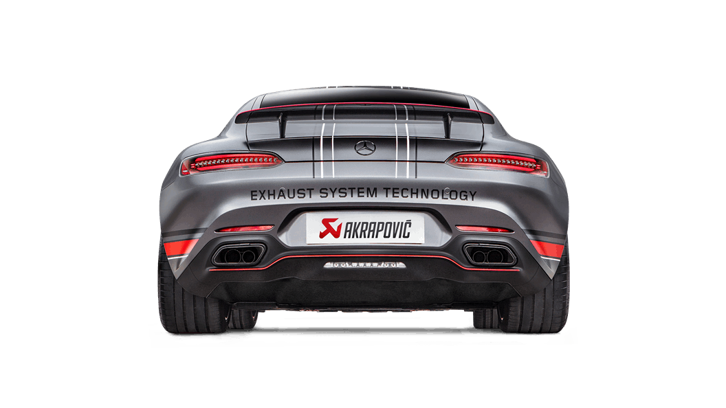 Akrapovic R190 AMG GT / GT S / GT C Evolution Exhaust System w/ Carbon Tips (Titanium)