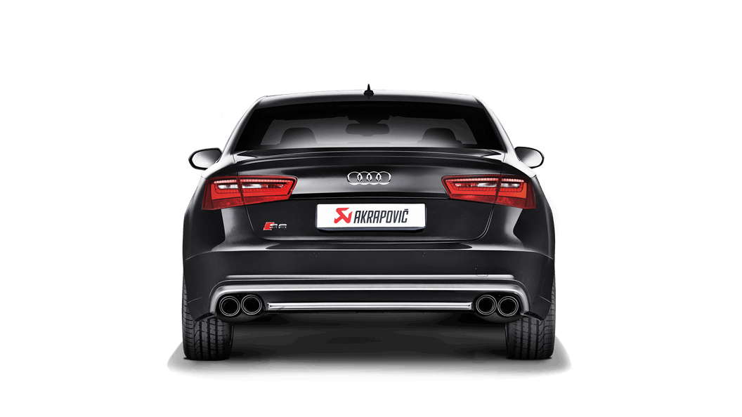 Akrapovic Audi C7 S6 Avant/Limousine Evolution Exhaust System w/ Carbon Tips (Titanium)