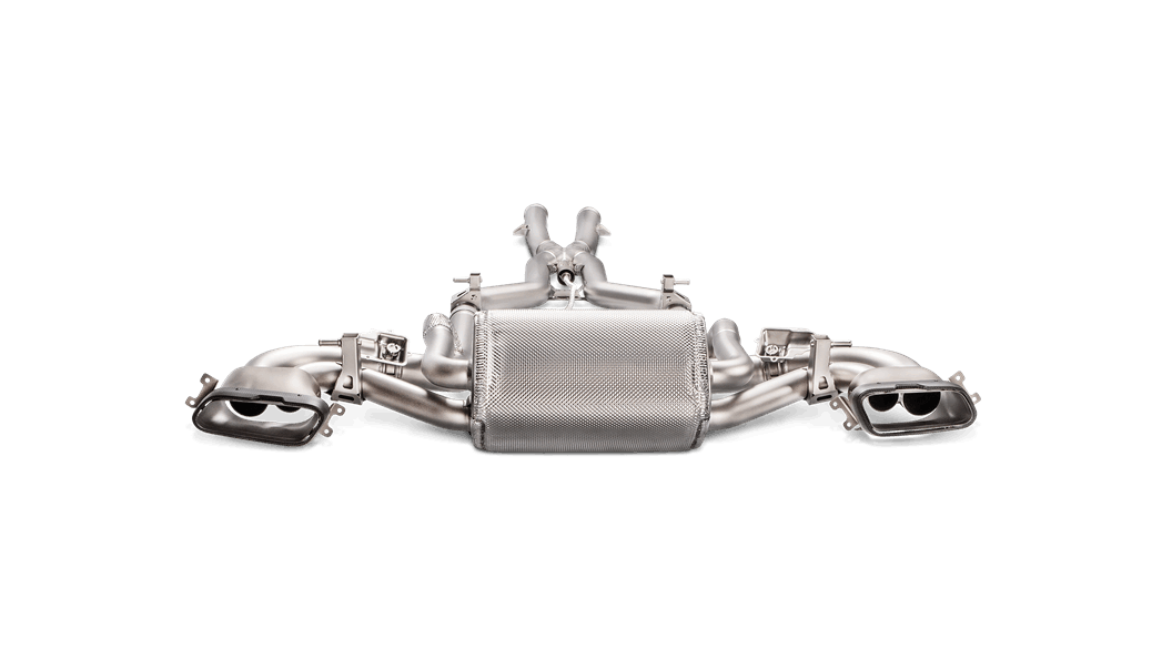 Akrapovic R190 AMG GT / GT S / GT C Evolution Exhaust System w/ Carbon Tips (Titanium)