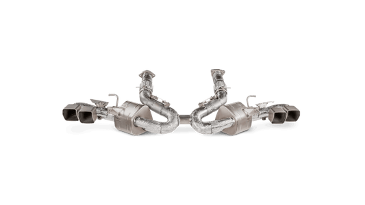 Akrapovic 2020+ Chevrolet Corvette C8 Slip-On Line (Titanium)