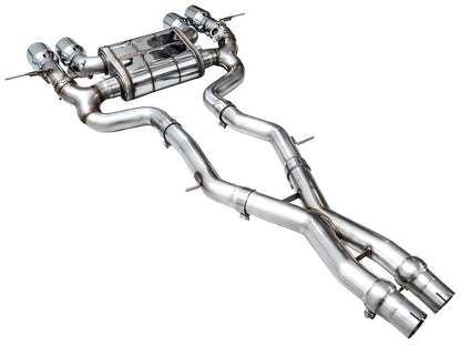 AWE SwitchPath™ Exhaust for BMW G87 M2 - Chrome Silver Tips