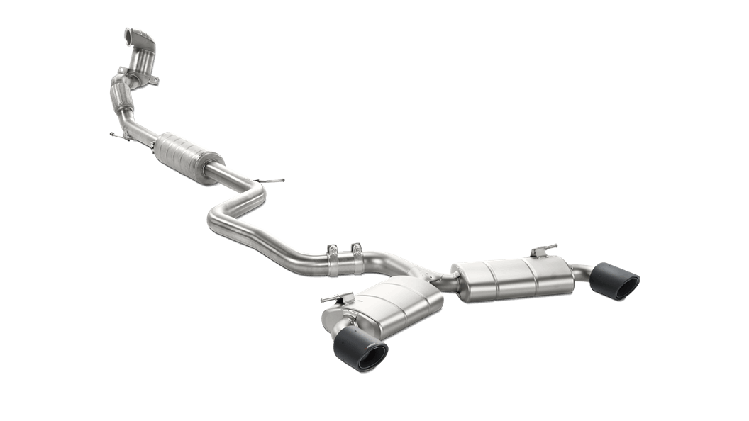 Akrapovic Golf GTI MK7 Evolution Exhaust System w/ Carbon Tail Pipe Set (Titanium)
