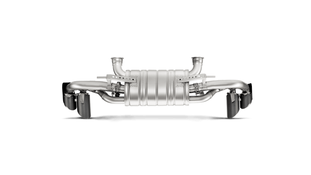 Akrapovic Huracan LP 610-4 Coupe / Spyder Slip-On Exhaust System w/ Carbon Tail Pipe Set (Titanium)