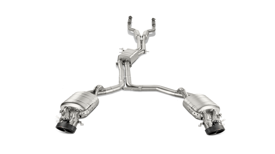 Akrapovic Audi C7 RS6 Avant Evolution Exhaust System w/ Carbon Tips (Titanium)