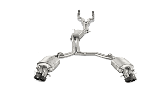 Akrapovic Audi C7 RS6 Avant Evolution Exhaust System w/ Carbon Tips (Titanium)