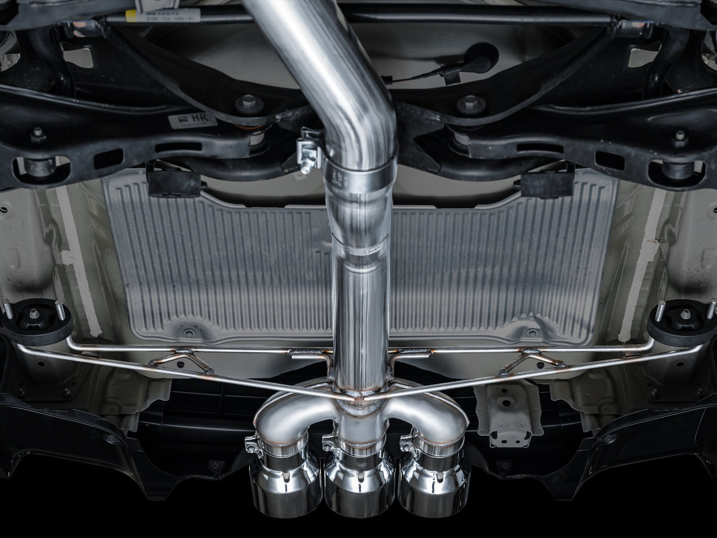 AWE Track Edition Exhaust for DE5 Integra Type-S - Triple Chrome Silver Tips