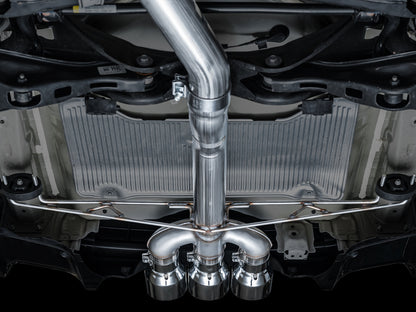 AWE Track Edition Exhaust for DE5 Integra Type-S - Triple Chrome Silver Tips