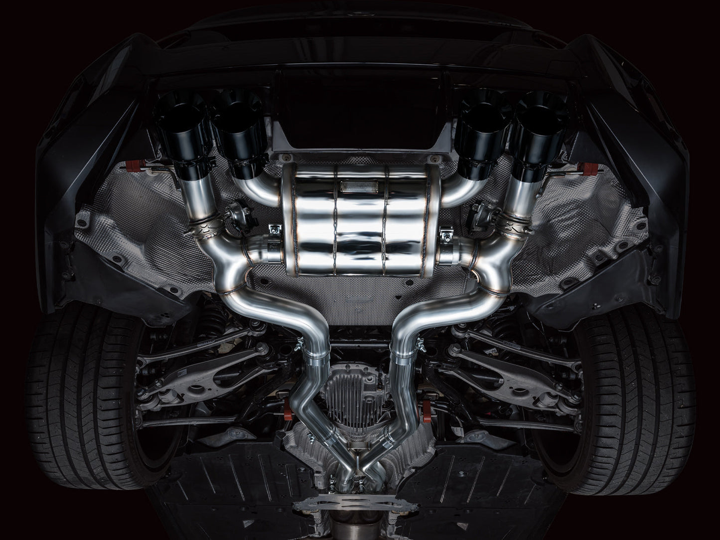 AWE SwitchPath™ Exhaust for BMW G87 M2 - Diamond Black Tips