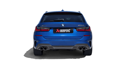 Akrapovic 20-22 BMW M340i (G20, G21) Slip-On Line (Titanium) (Requires BMW Part #18308686640)