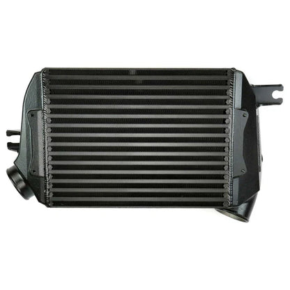 Grimmspeed Top Mount Intercooler Kit Inc. Splitter Thermal Dispersant Black For 15-21 WRX