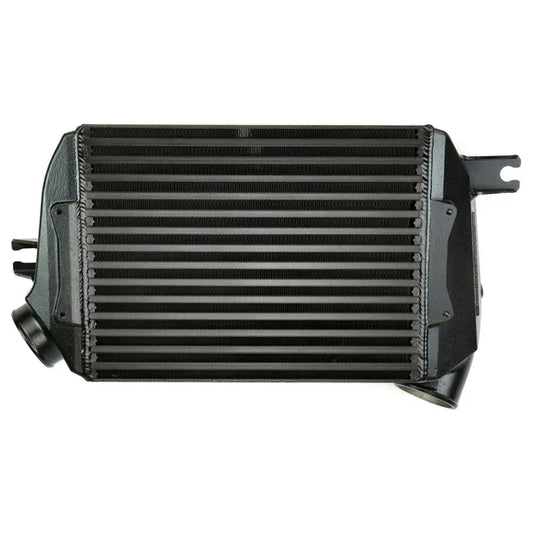 Grimmspeed Top Mount Intercooler Kit Inc. Splitter Thermal Dispersant Black For 15-21 WRX