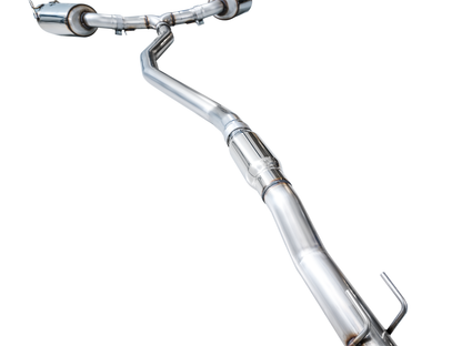 AWE Touring Edition Exhaust for FE1 Civic Si/DE4 Acura Integra - Chrome Silver Tips