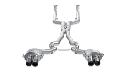 Akrapovic F12 / F13 M6 Evolution Exhaust System w/ Carbon Tail Pipe Set (Titanium)