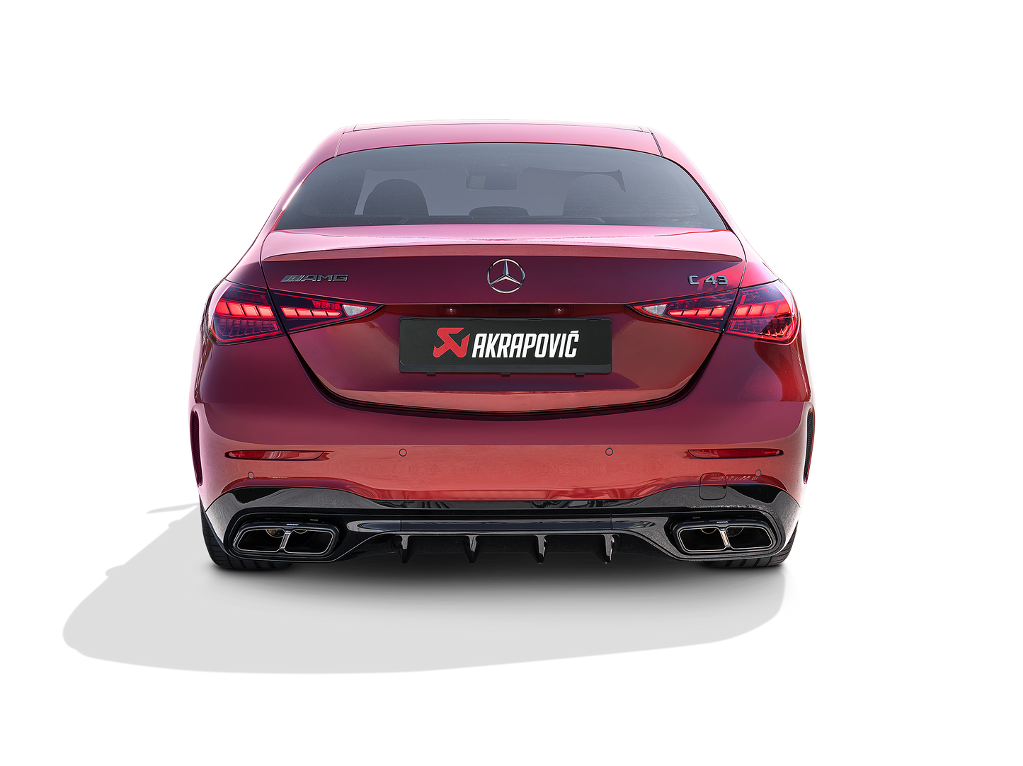 Akrapovic Mercedes-AMG C 63 S E Performance C 43 4MATIC (W206, S206) - Slip-On Line (Titanium)