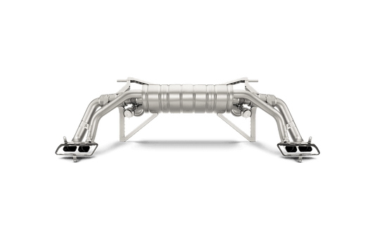 AKRAPOVIČ SLIP-ON LINE TITANIUM EXHAUST SYSTEM: 2016–2018 AUDI R8 COUPÉ/SPYDER