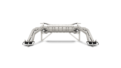 Akrapovic Audi R8 5.2 FSI Coupe/Spyder Slip-On Exhaust System w/ Carbon Tip Set (Titanium)