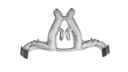 Akrapovic McLaren 540C / 570S Spider / 570GT Slip-On Exhaust System w/ Carbon Tail Pipe Set (Titanium)