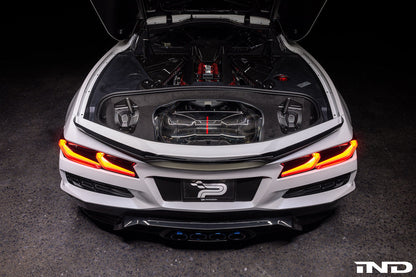 Eventuri Chevrolet C8 Corvette / Z06 Clear Polycarbonate Intake Trunk Panel