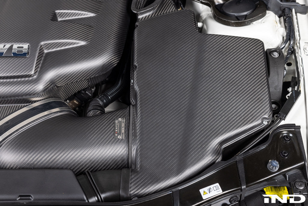 Eventuri BMW E9X M3 (S65) Black Carbon Airbox Lid - Matte