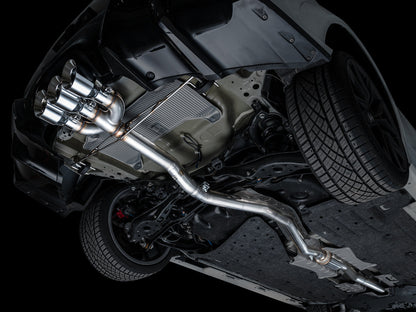 AWE Track Edition Exhaust for DE5 Integra Type-S - Triple Chrome Silver Tips