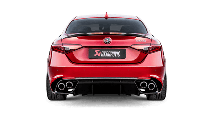 Akrapovic Alfa Romeo Giulia Quadrifoglio Evolution Exhaust System with Link Pipe Set  (Titanium)