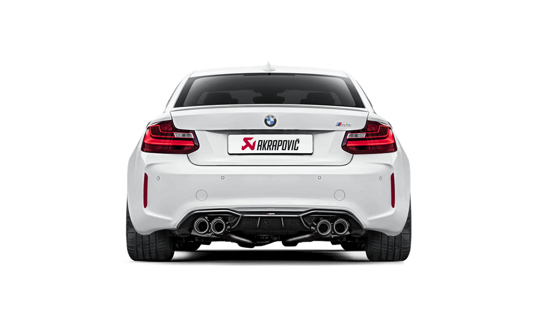 Rear Carbon fiber diffuser - High Gloss BMW M2 (F87)