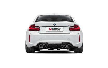 Rear Carbon fiber diffuser - High Gloss BMW M2 (F87)