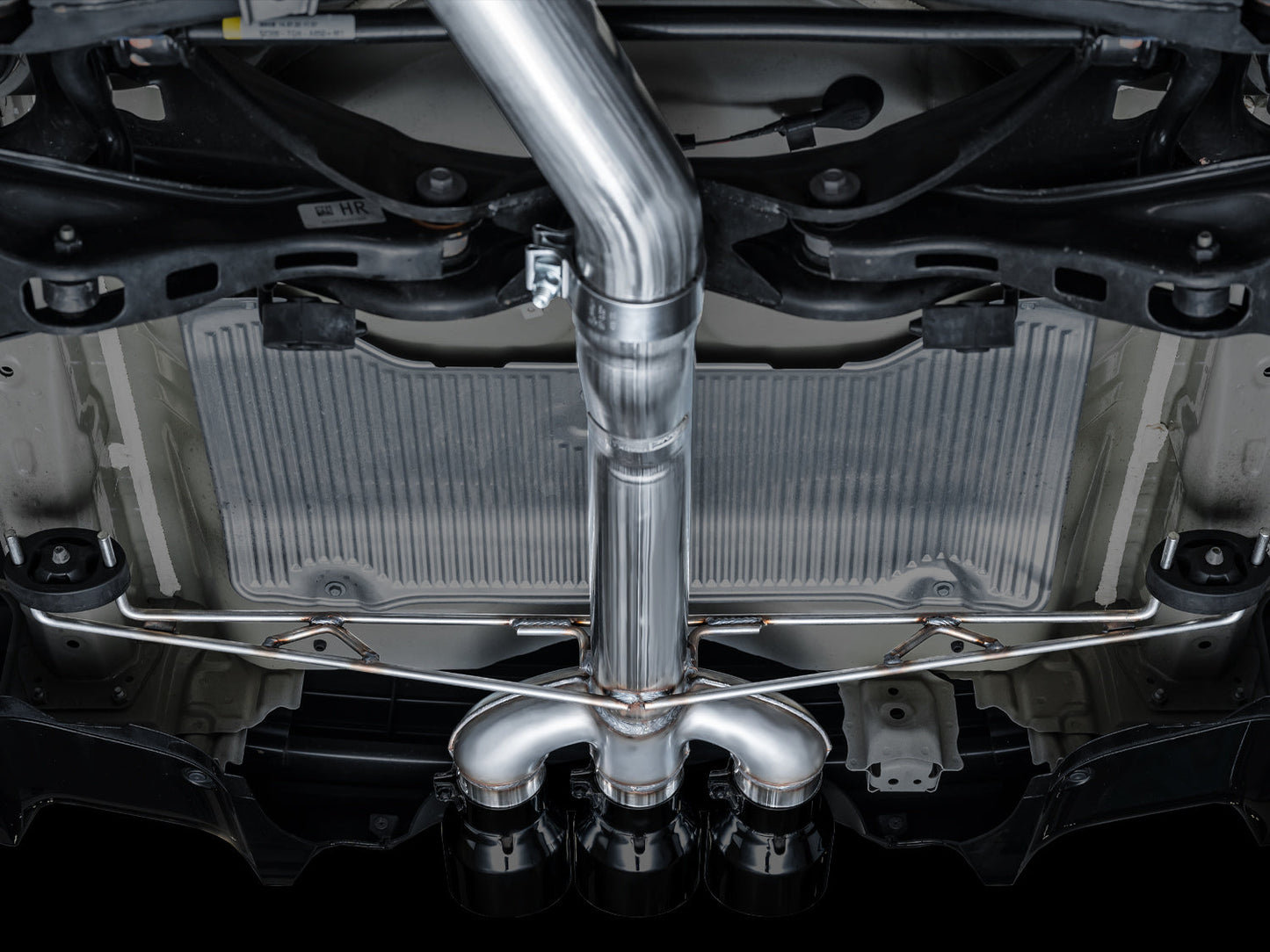 AWE Track Edition Exhaust for DE5 Integra Type-S - Triple Diamond Black Tips