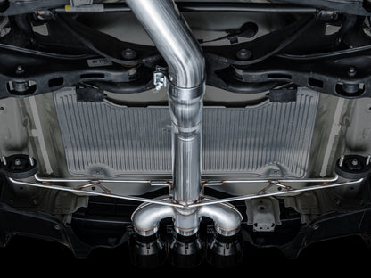AWE Track Edition Exhaust for DE5 Integra Type-S - Triple Diamond Black Tips