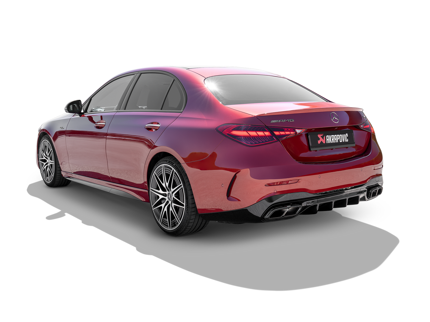 Akrapovic Mercedes-AMG C 63 S E Performance C 43 4MATIC (W206, S206) - Slip-On Line (Titanium)