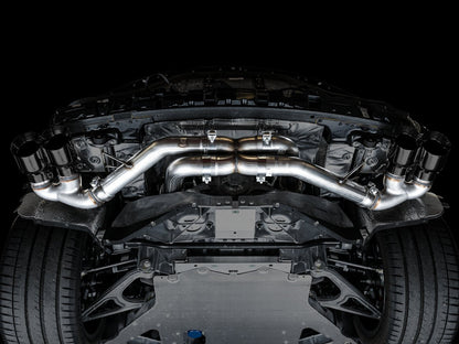 AWE Track Edition Exhaust for C8 Corvette -- Diamond Black Tips