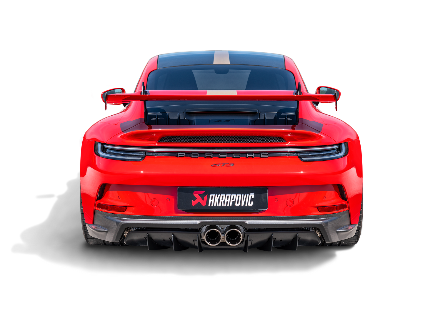 Akrapovic 21-22 Porsche 911 GT3/GT3 RS (992) Rear Carbon Fiber Diffuser - Matte